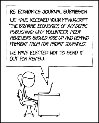 Peer Review in xkcd comic