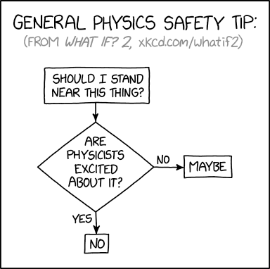 Physics Safety Tip