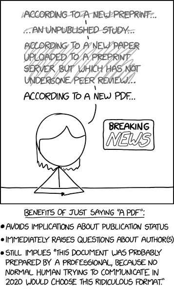 An xkcd comic poking fun at PDFS