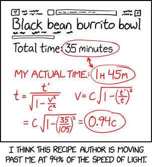 Recipe Relativity