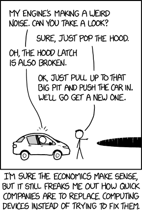 xkcd repair or replace