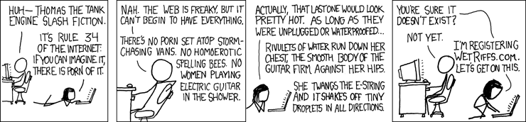 Porn Of It - xkcd: Rule 34