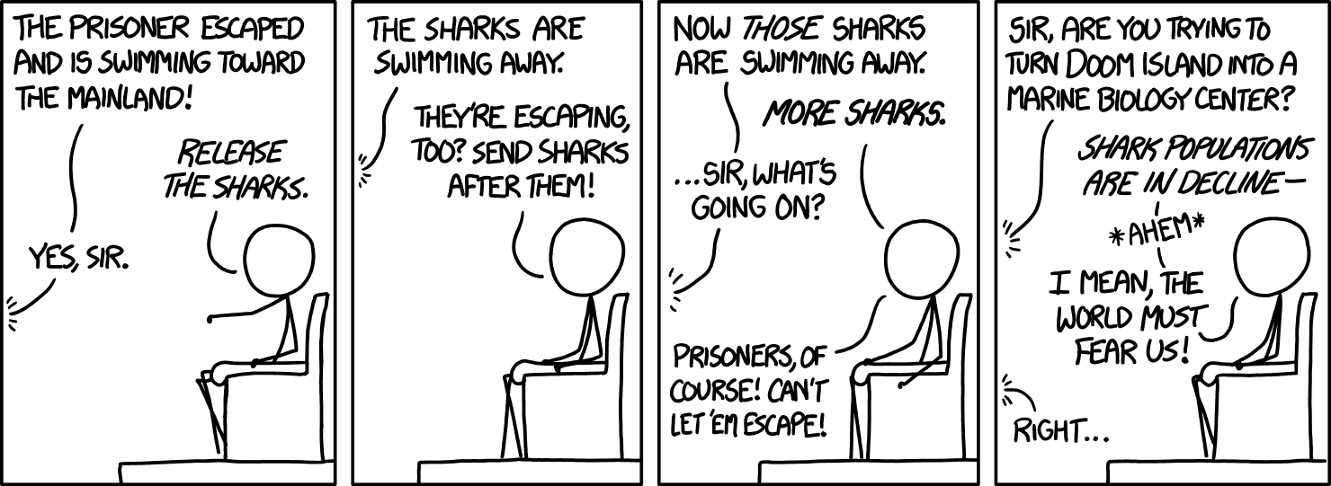 xkcd: Sharks