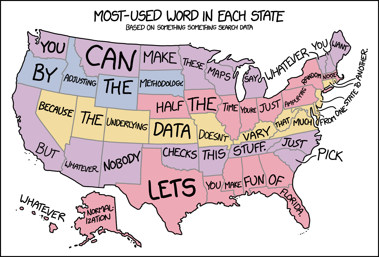 map of the internet xkcd