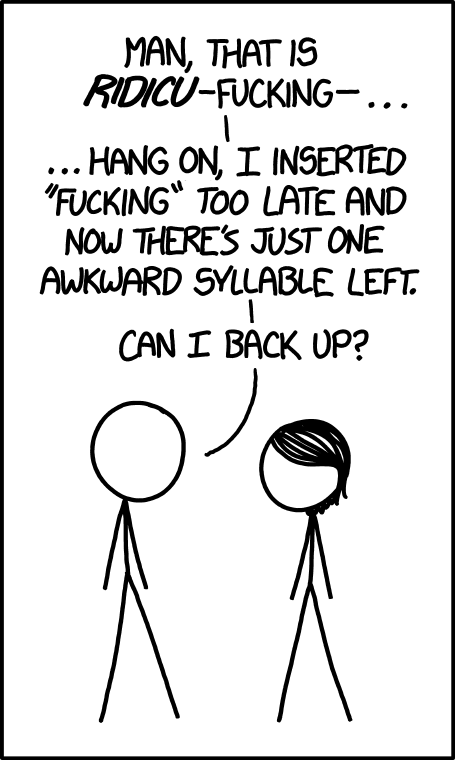 xkcd: Syllable Planning