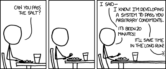 Can you pass the salt. XKCD comic