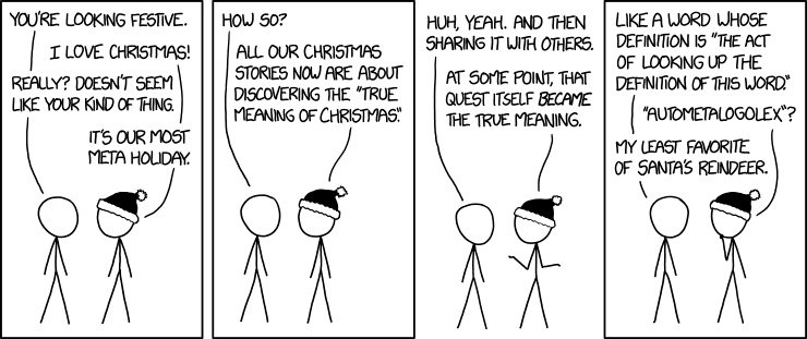 They all made fun of Autometalogolex, but someday there will be a problem with Christmas that can only be solved if Santa somehow gets a serious headache, and then they'll see.