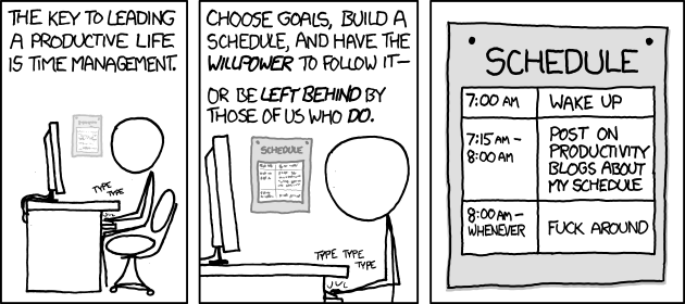 XKCD - Time Management