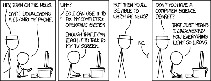 relevant-xkcd, &ldquo;TV problems&rdquo;