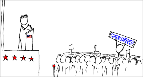 Comic Stricp - xkcd: Wikipedian Protester 