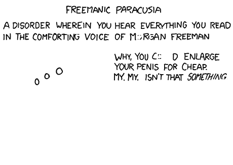 xkcd Freemanic Paracusia